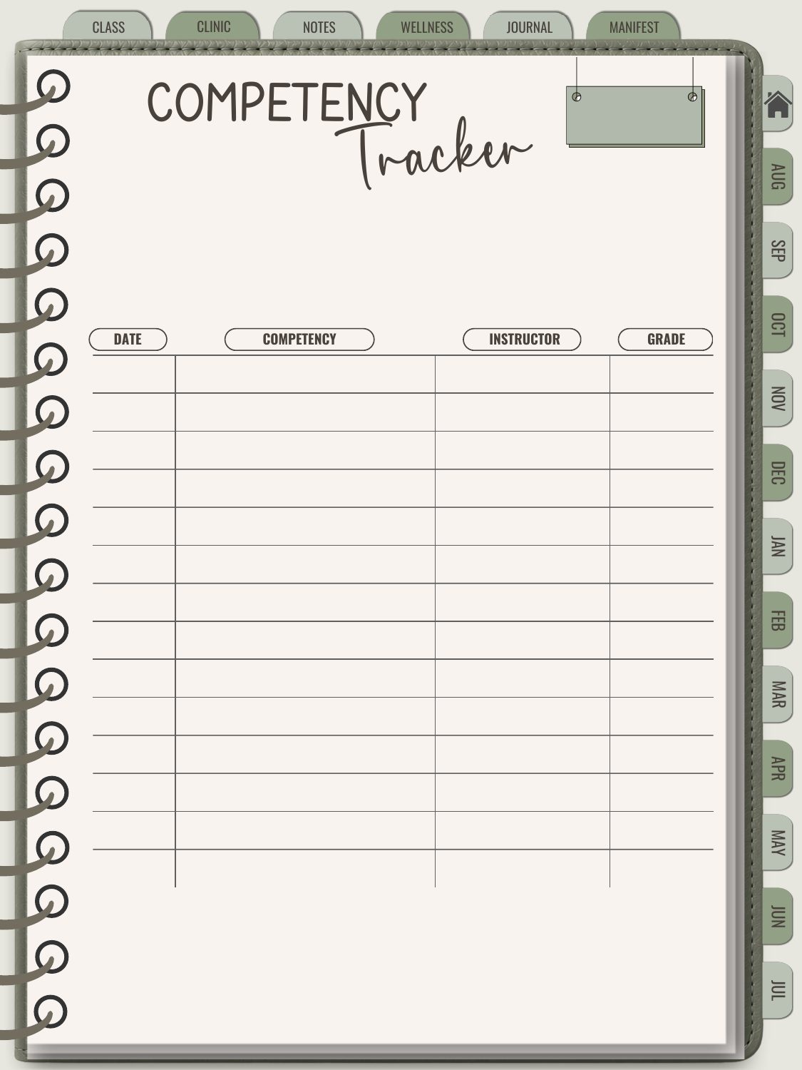 Dental Hygiene Student Planner preview: view 11 of 14
