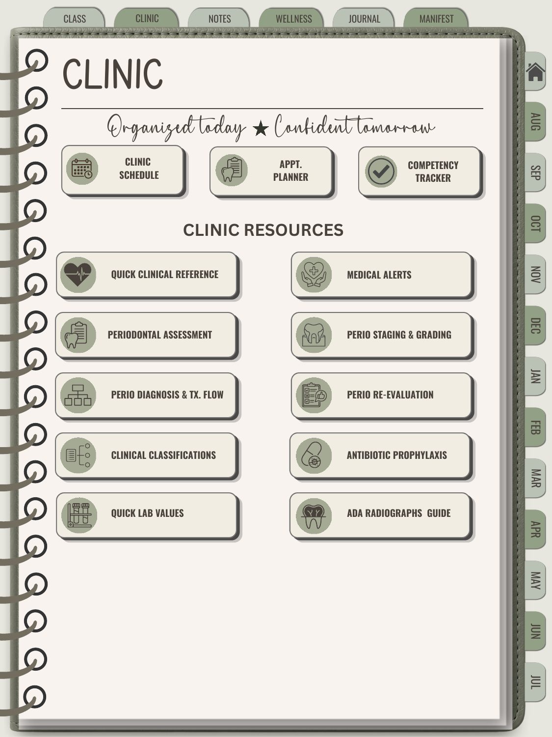 Dental Hygiene Student Planner preview: view 4 of 14